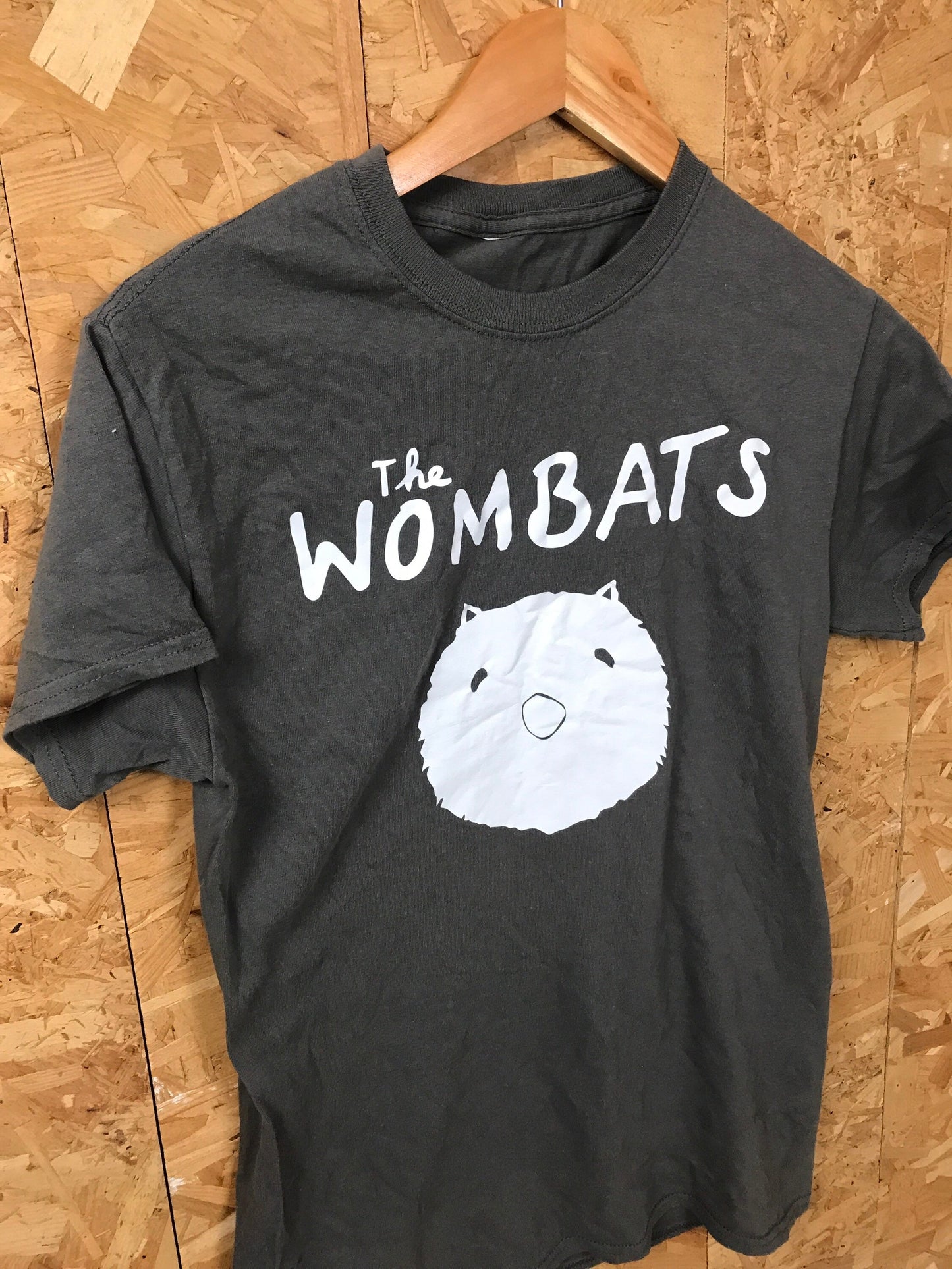 Vintage 00s grey band t-shirt The Wombats size Small