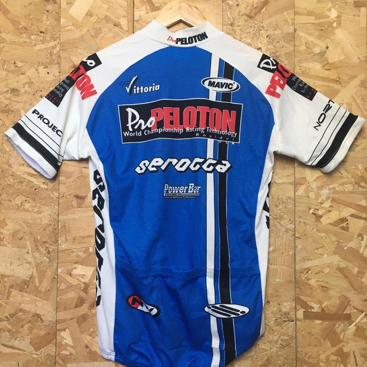 Vintage 90s USA made sponsored by power bar serotta pro peleton world championship mavic castelli size large