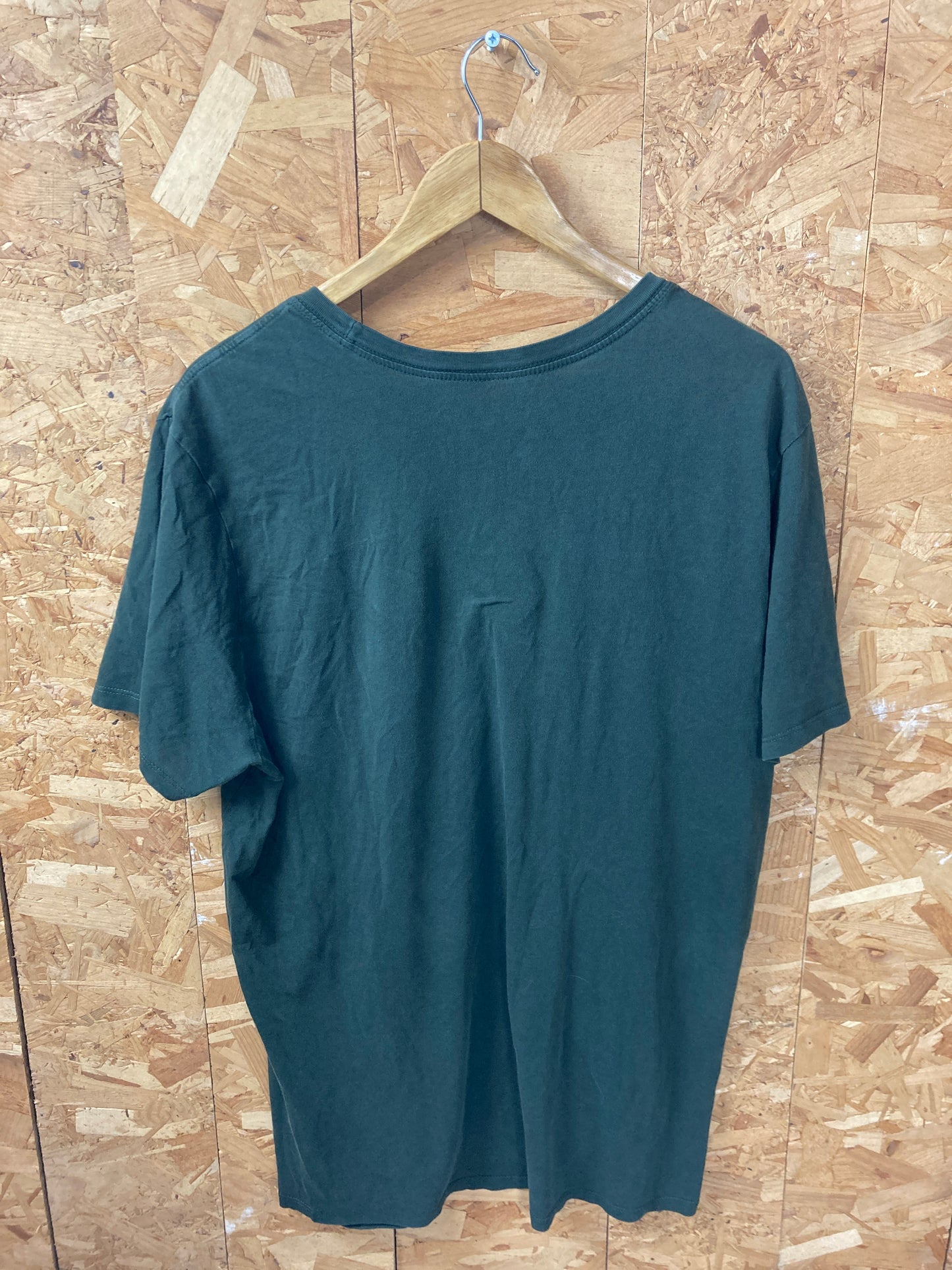 Vintage Y2K Nike olive green muted minimal t-shirt size large