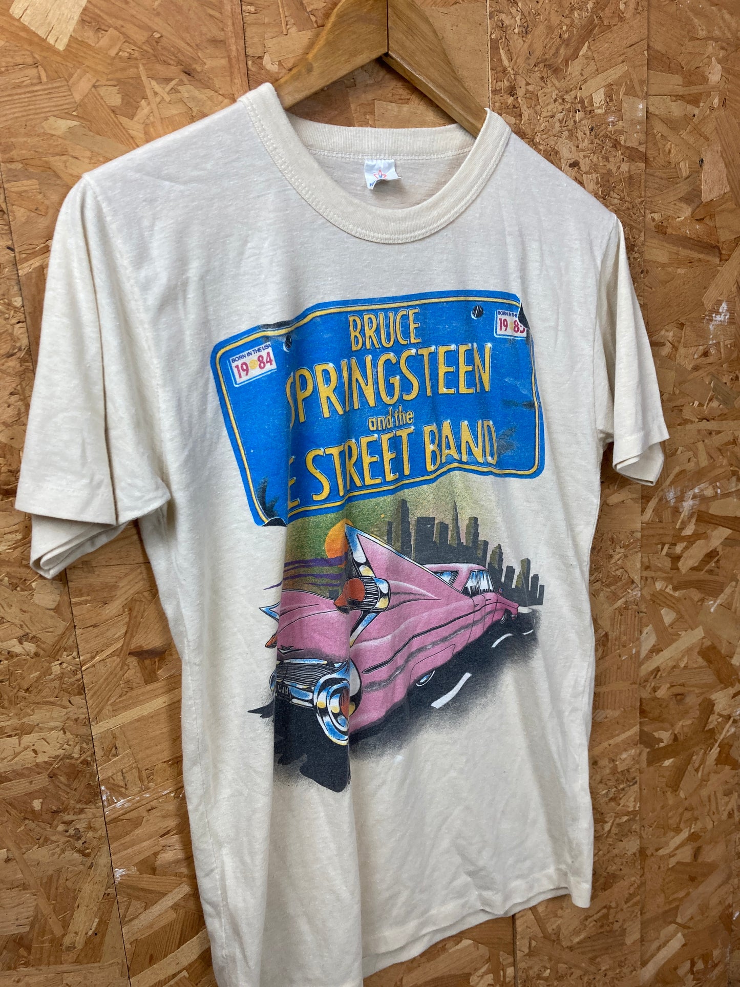 Vintage 84' Bruce Springsteen & E-street band tour t-shirt size medium