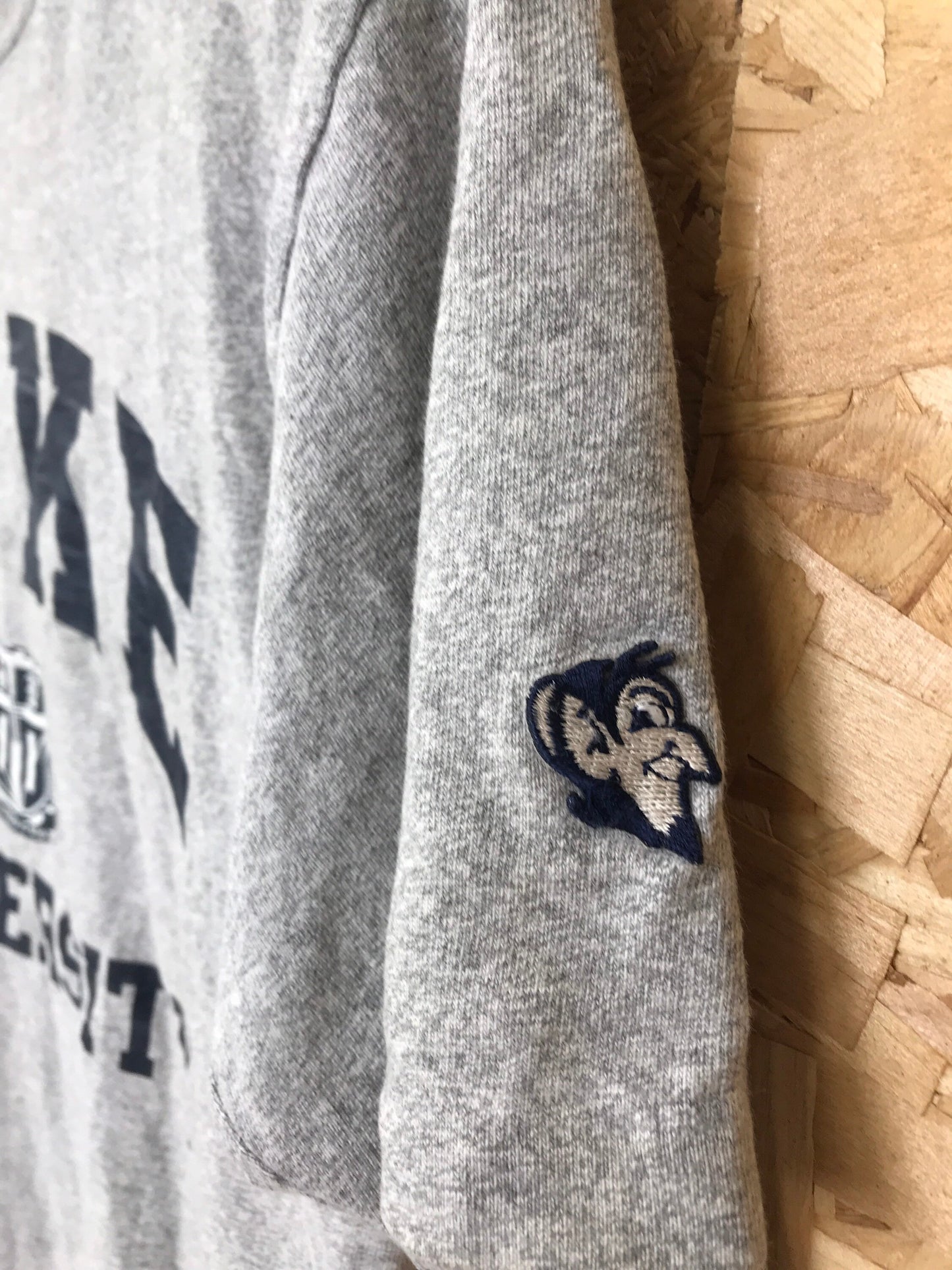 Vintage 90s Duke University North Carolina USA souvenir college varsity heavy duty grey marl t-shirt size medium