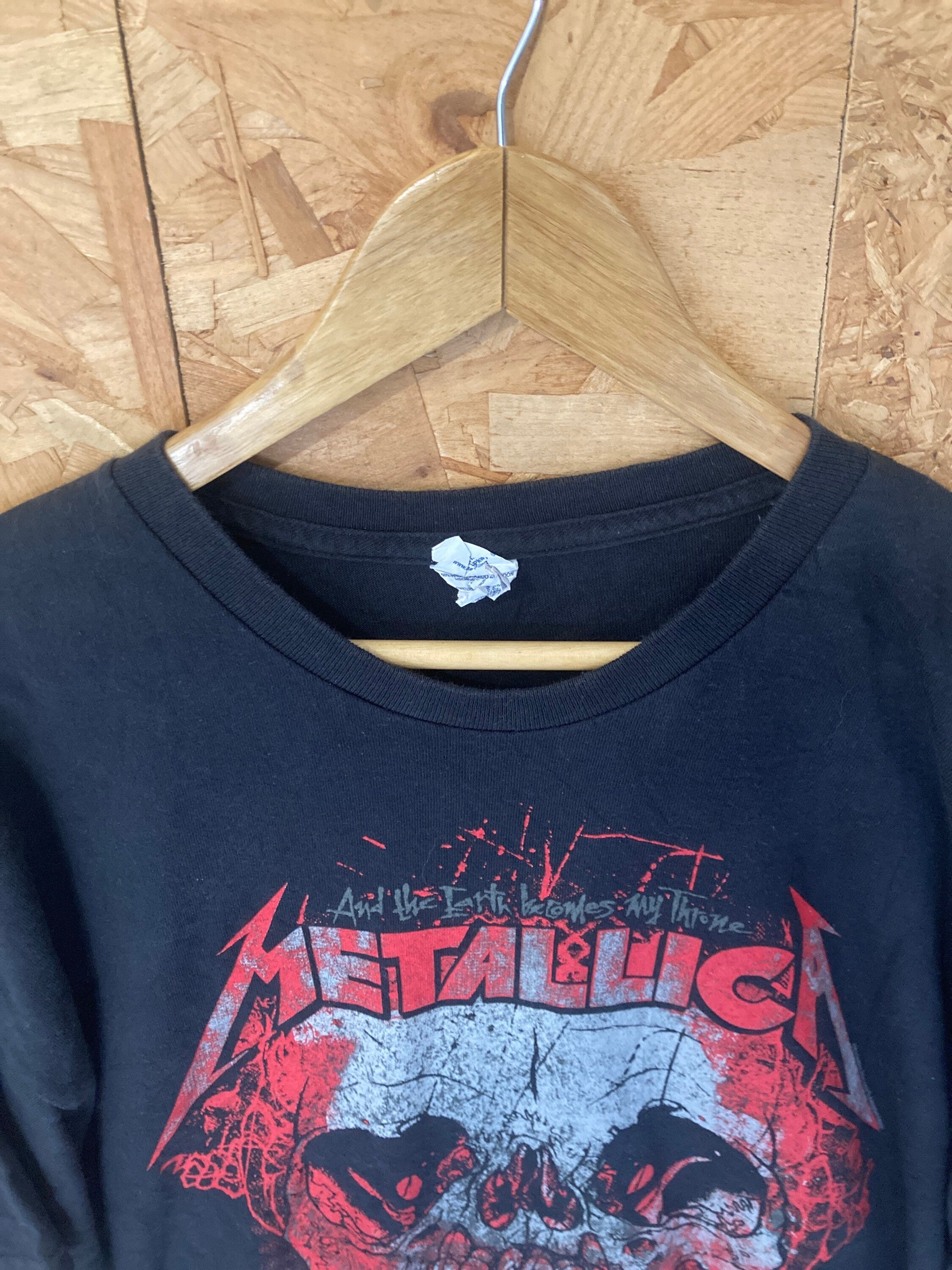 Vintage 00s Metallica wherever I may roam world tour metal band music merch t-shirt size XXL
