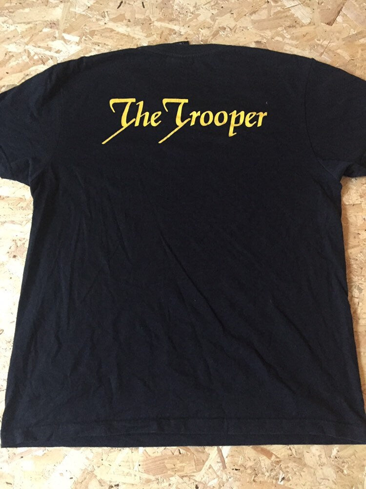 Rare Vintage 90s Iron Maiden The Trooper metal rock pop punk band t-shirt size large