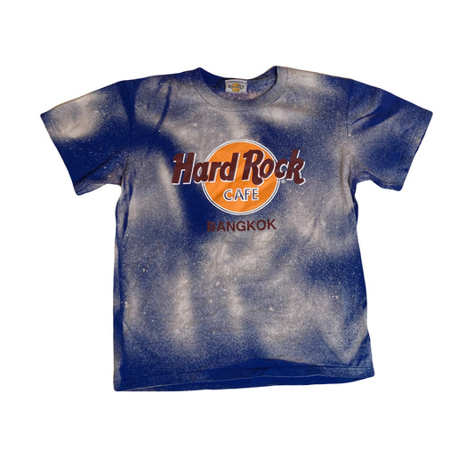 Vintage 90s Hard Rock Cafe Bangkok blue acid wash tie-dye t-shirt size small