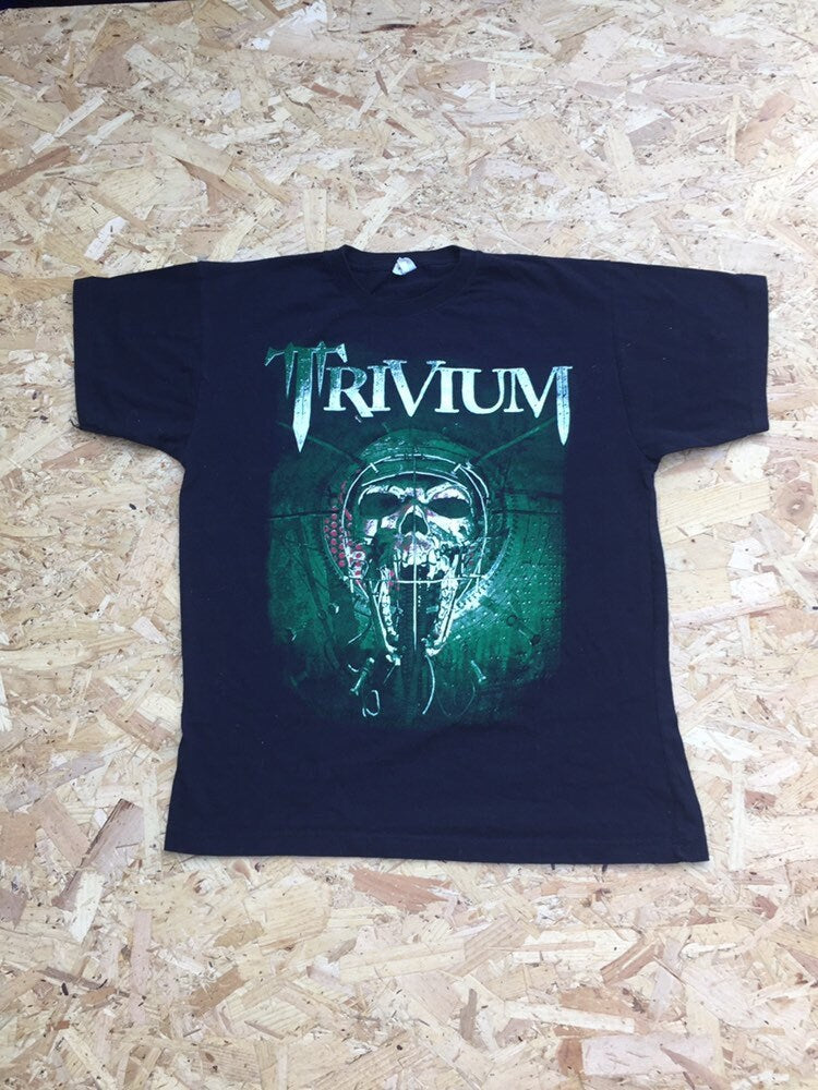 Rare 2012 Trivium european tour band t-shirt size medium