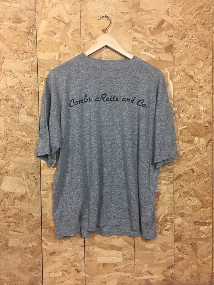 Vintage USA souvenir Combs Reitz &Co grey marl t-shirt size large