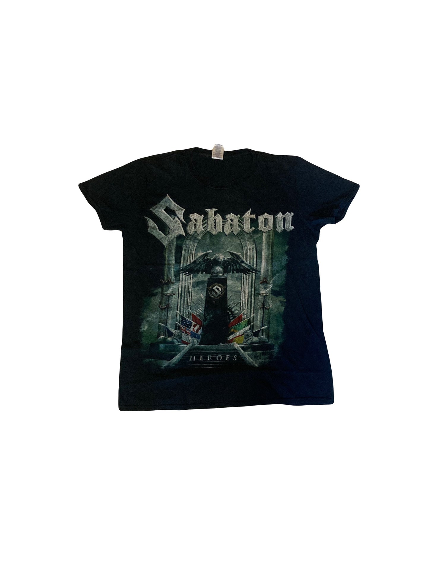 Vintage 00s Sabaton to hell and back band t-shirt size medium