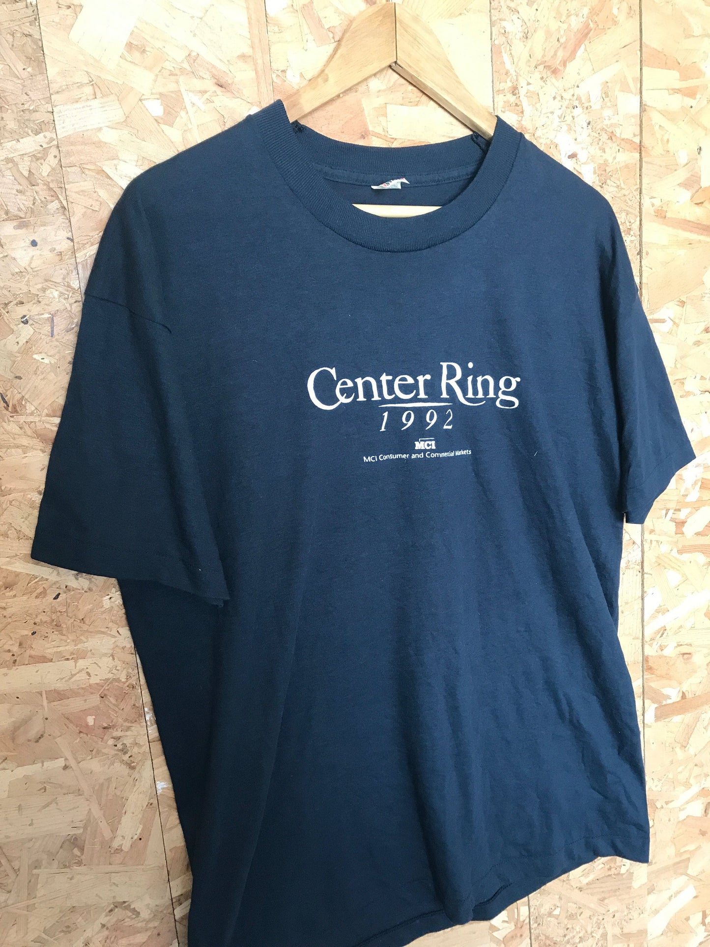 Vintage 92 MCI Center Ring Promotional USA black souvenir t-shirt size X-large by ScreenStars