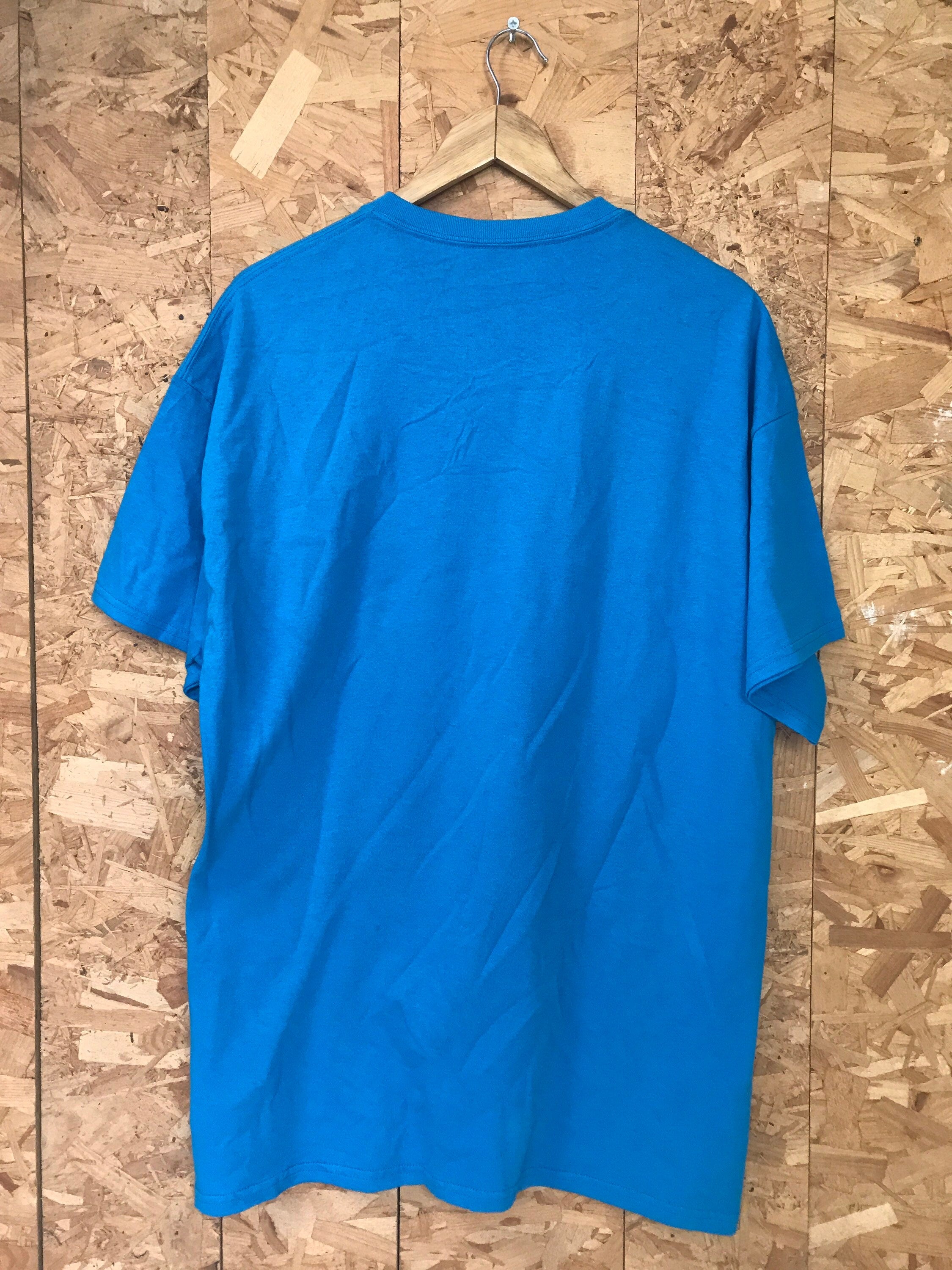 Vintage Y2K Rainforest Cafe Orlando USA souvenir blue t shirt size XL
