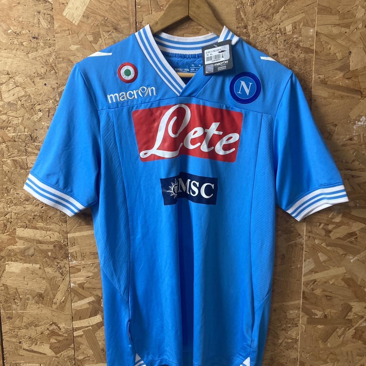 Napoli brand new milito 9 shhirt by macron size XL