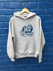 Vintage 90s champion USA varsity Old Dominion Football grey marl hoodie size medium