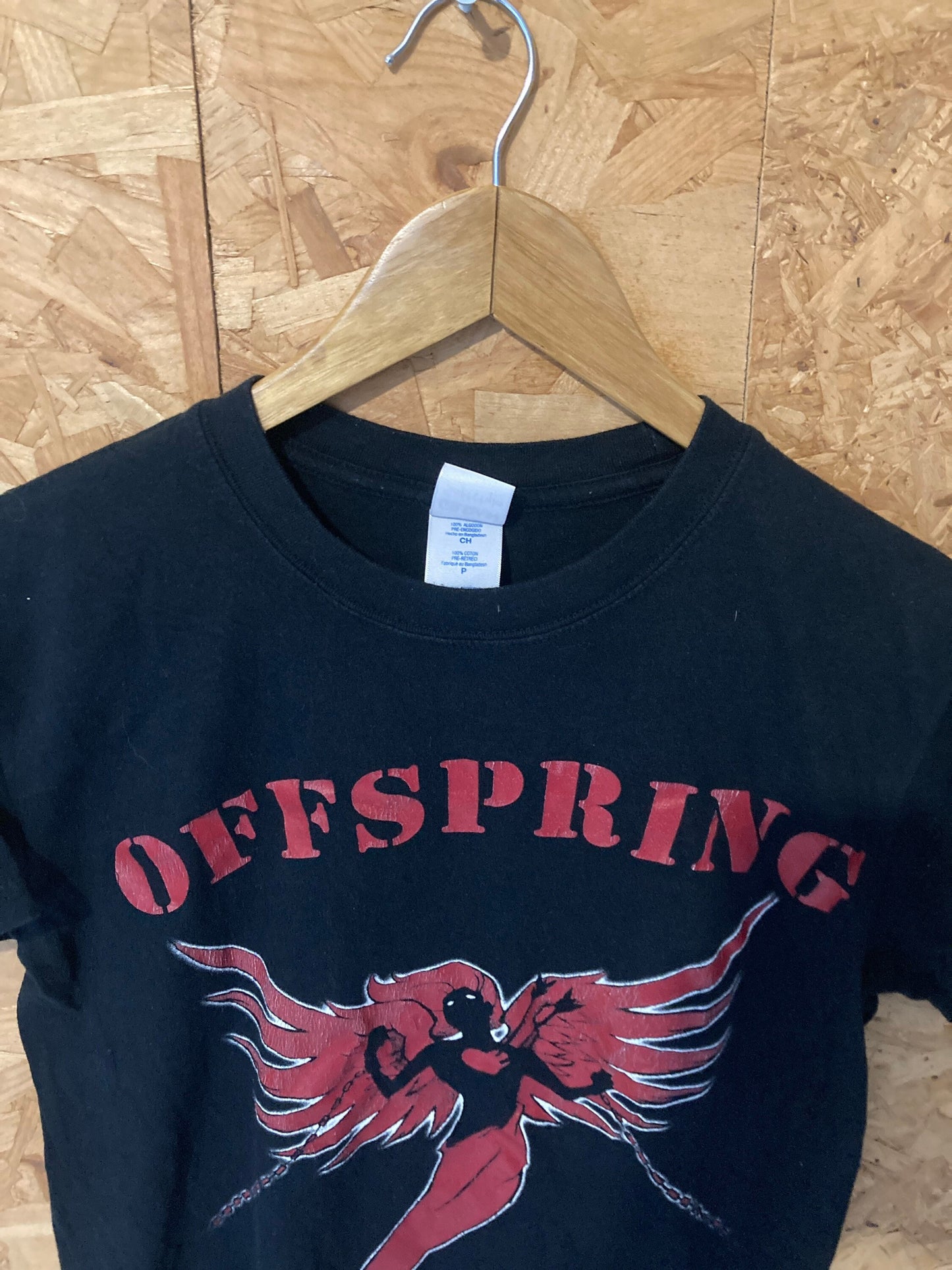 Vintage 00s Offspring rock band tour t shirt size small double side print