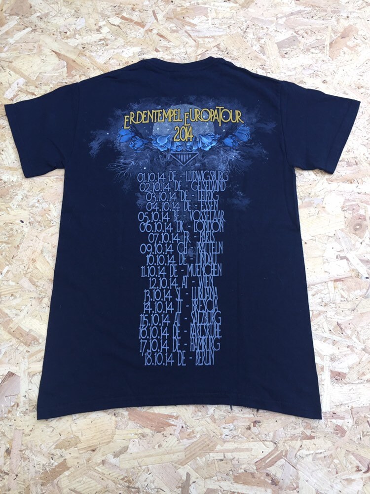 Vintage 00s equilibrium erdentenpel tour 2014 German symphonic metal rock band t-shirt size small