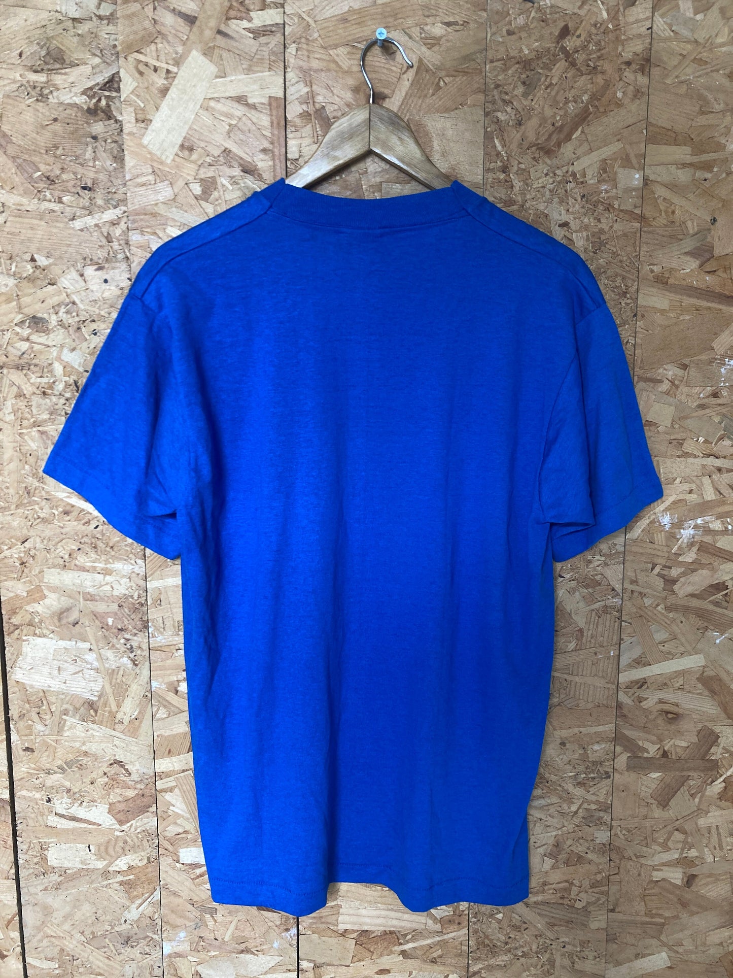 Vintage 90s Quota Club of Monroe USA souvenir workers promotional blue single stitch quirky t-shirt size large