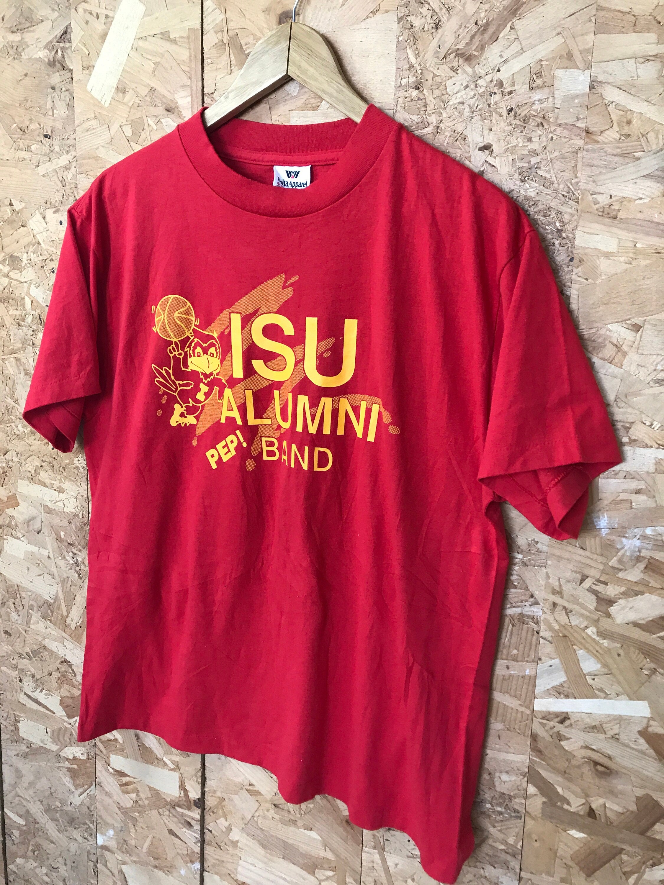 Vintage 90s &#39;We&#39;re the magic&#39; ISU Alumni Pep Band  souvenir quirky college team red yell