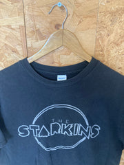 Vintage Y2K black Starkins British pop rock punk band quirky souvenir punk band t-shirt size large