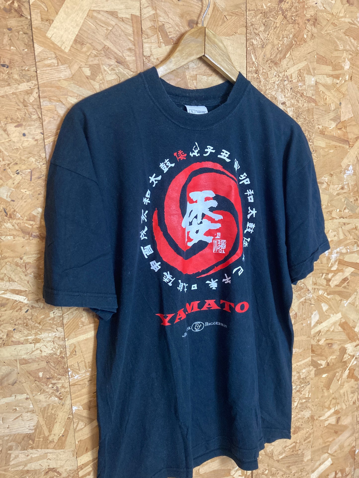 Vintage 90s black Yamoto theatre  production single stitch t-shirt size large