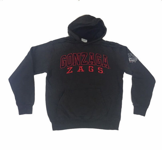 Vintage 90s Gonzaga Zags USA College basketball team grey hoodie size small oversized fit