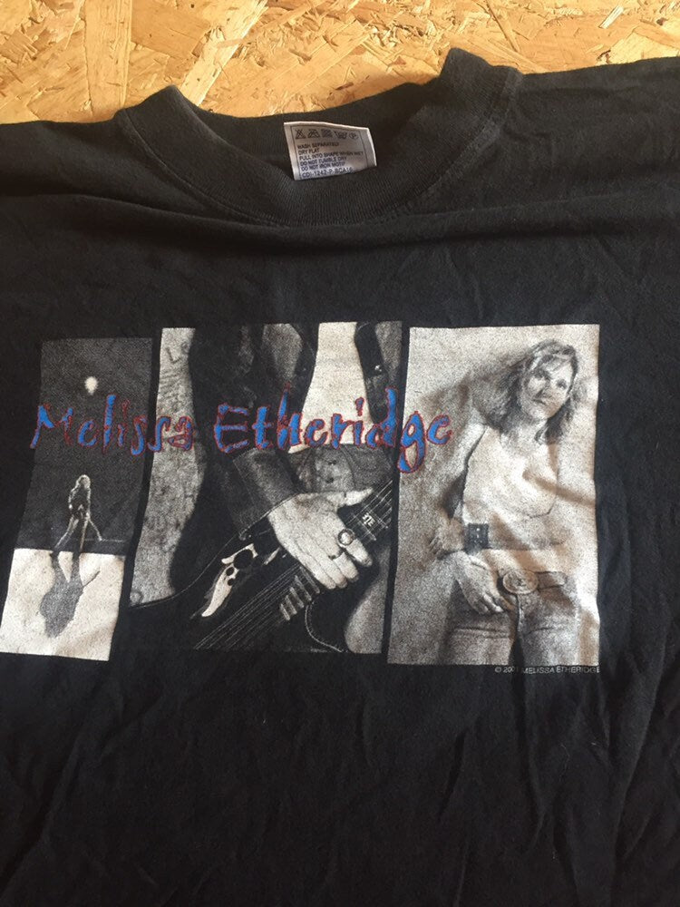 Vintage 00s country pop music icon Melissa Etheridge European tour of 2002 size large