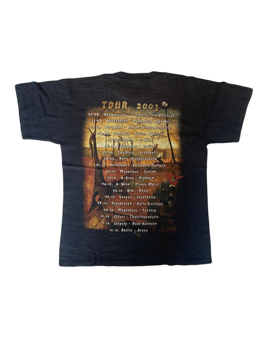 Vintage In Extremo 2003 tour metal rock band tour t-shirt size large