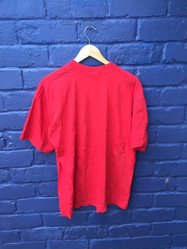 Vintage 80s Washington Track USA college varsity red t-shirt size XL