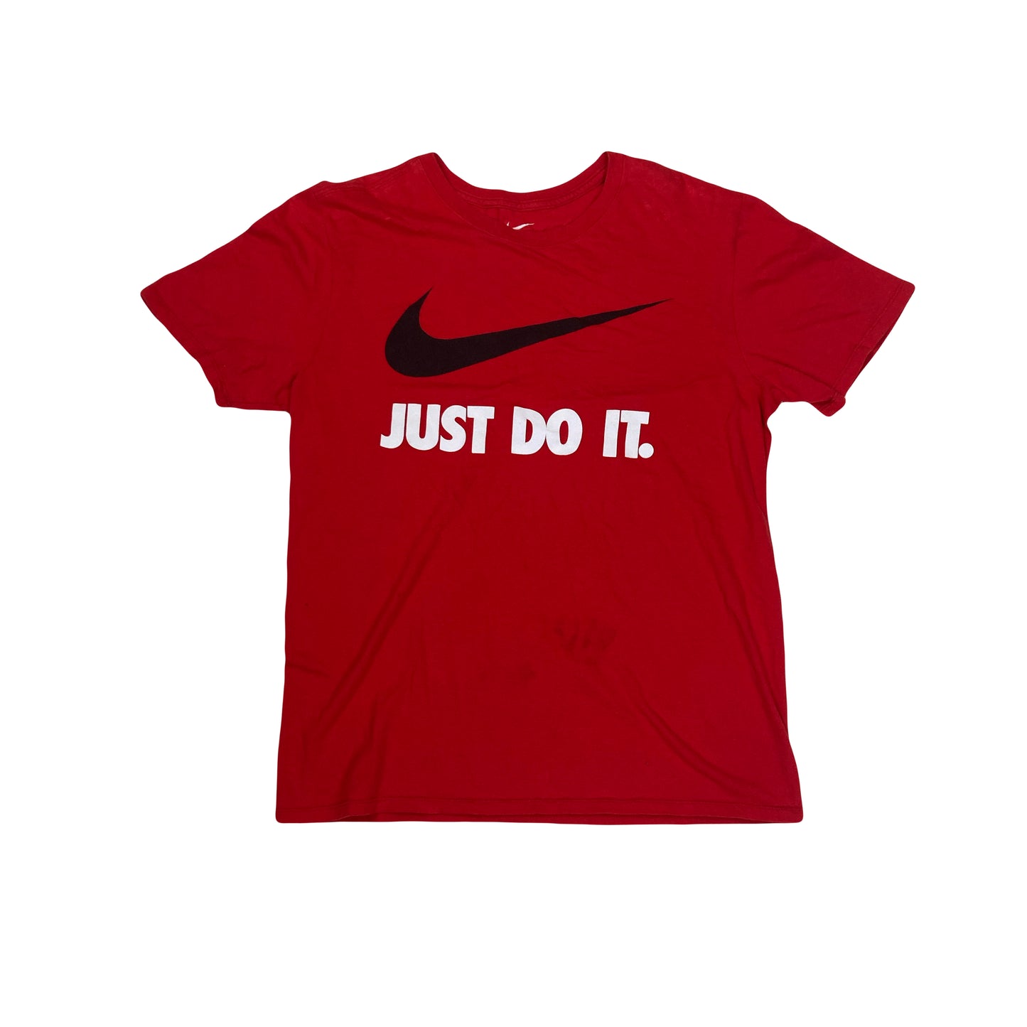 Vintage Y2K Nike Just Do It red black t-shirt size medium