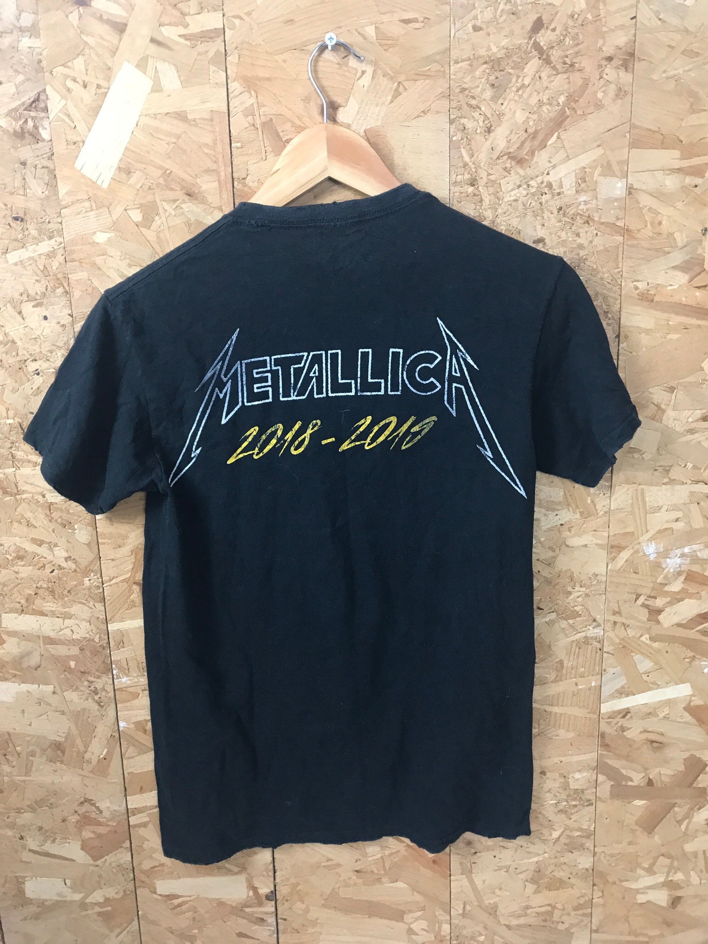 Vintage 00s Metallica in vertigo you will be 2018-2019 Heavy metal band music merch t shirt size sma