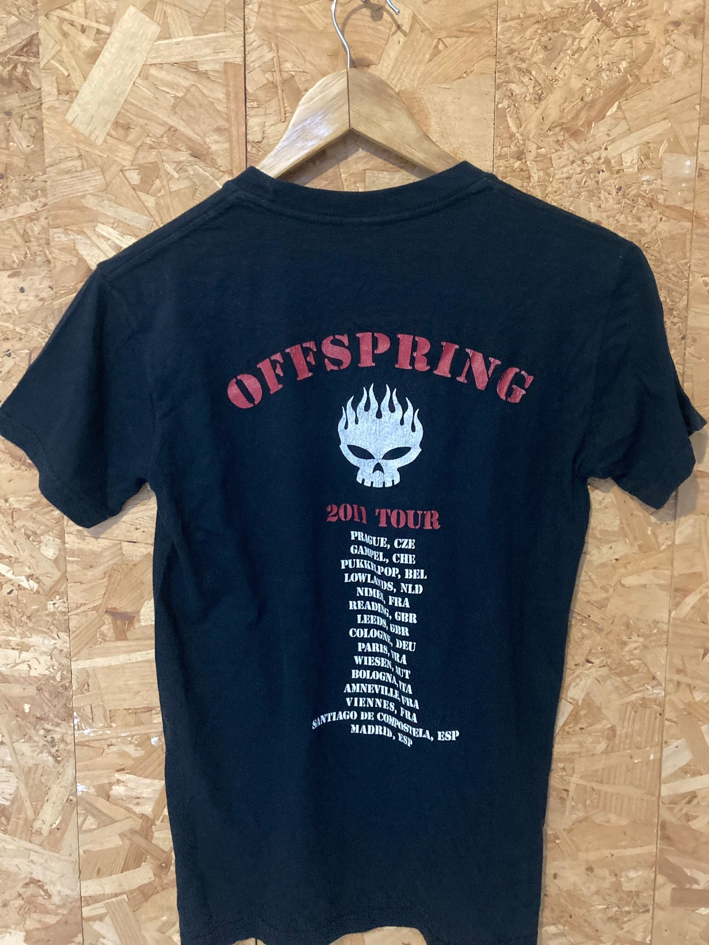 Vintage 00s Offspring rock band tour t shirt size small double side print