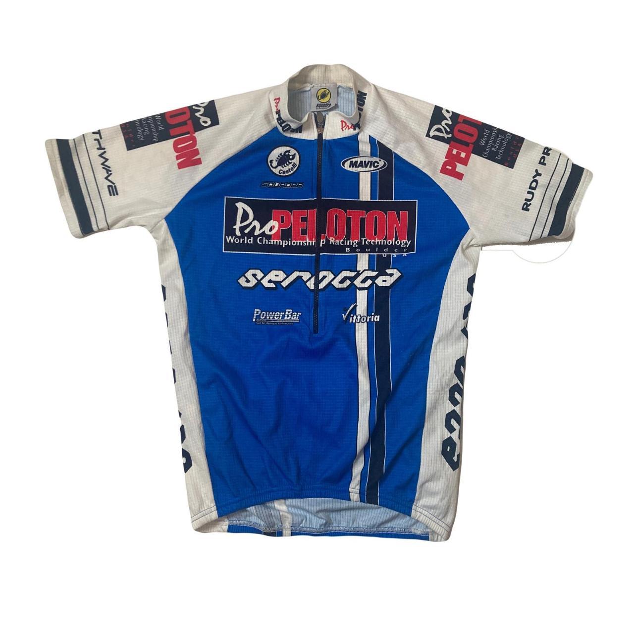 Vintage 90s USA made sponsored by power bar serotta pro peleton world championship mavic castelli size large