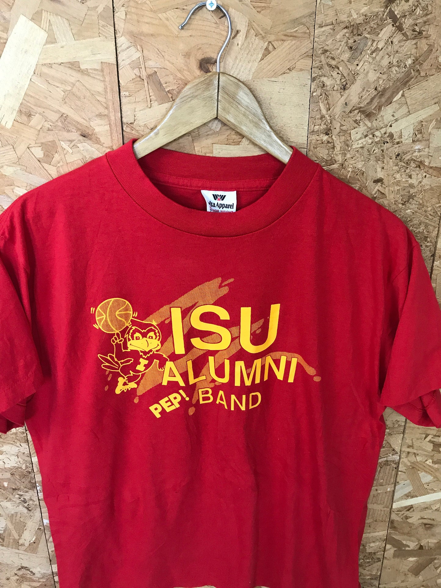 Vintage 90s &#39;We&#39;re the magic&#39; ISU Alumni Pep Band  souvenir quirky college team red yell