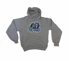 Vintage 90s champion USA varsity Old Dominion Football grey marl hoodie size medium