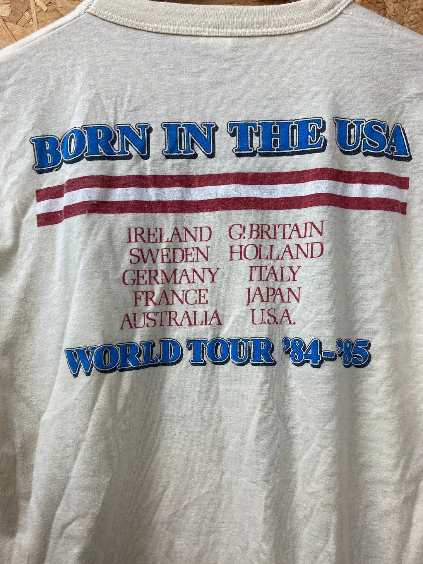 Vintage 84' Bruce Springsteen & E-street band tour t-shirt size medium