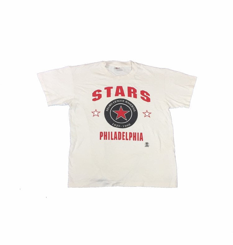 Vintage 90s USA Philadelphia Stars baseball team Souvenir white red t-shirt size large