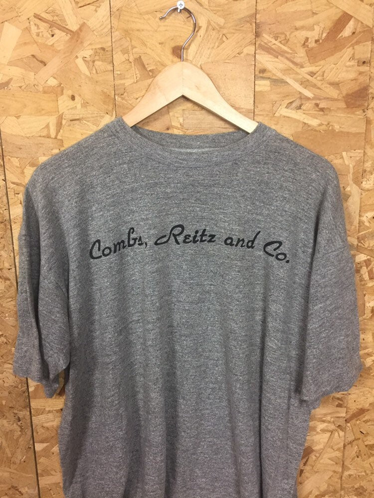 Vintage USA souvenir Combs Reitz &Co grey marl t-shirt size large