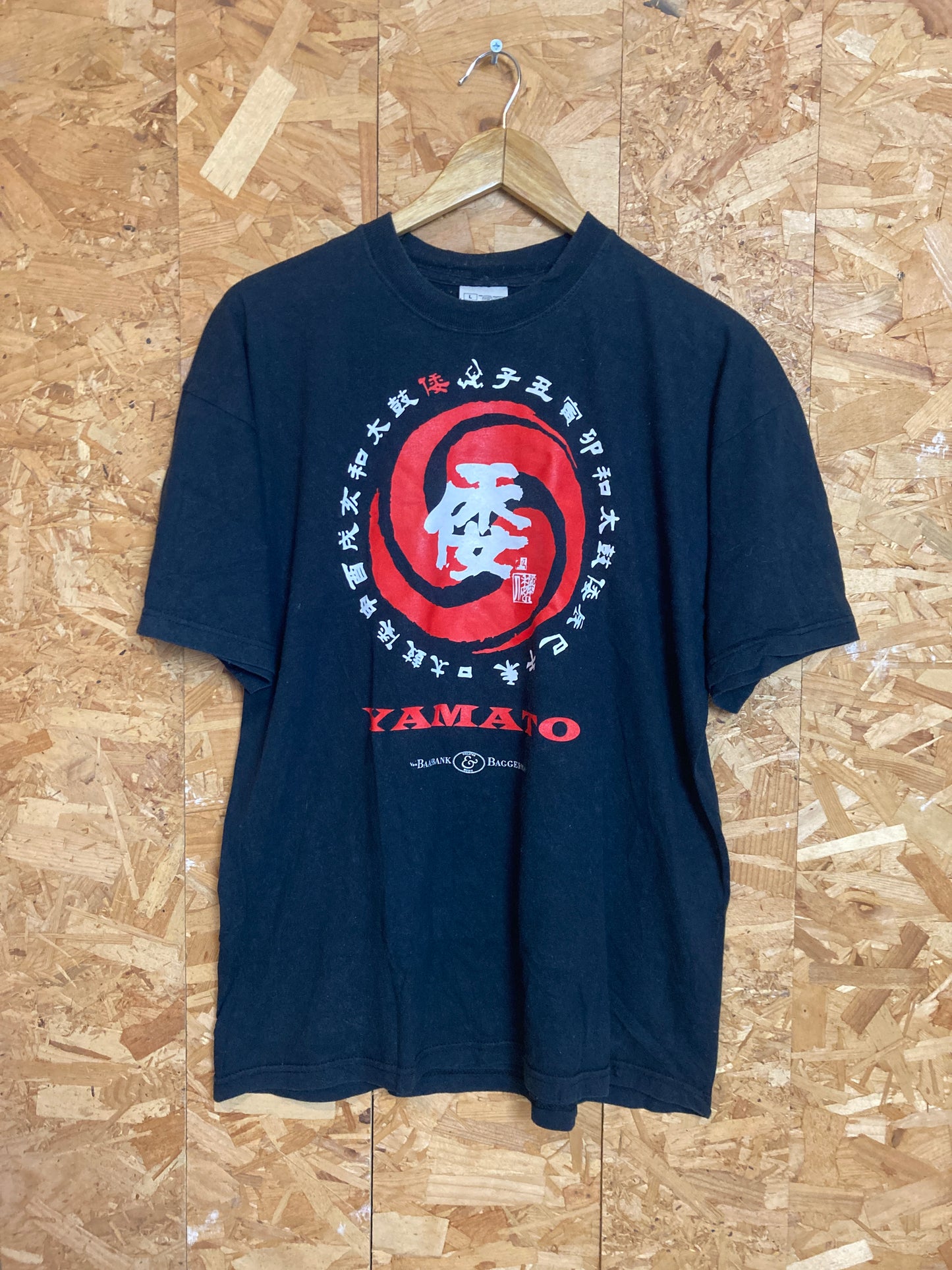 Vintage 90s black Yamoto theatre  production single stitch t-shirt size large