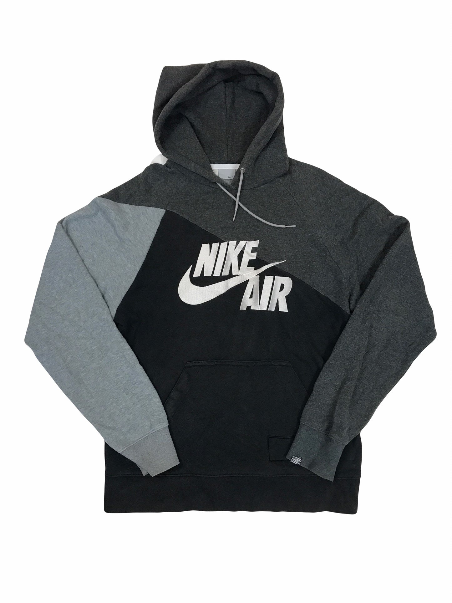 Vintage 00s old school Nike Air spell out grey hoodie size small