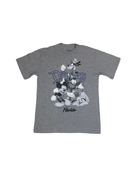 Vintage Y2K Disney Florida USA Mickey Mouse grey blue  t shirt size large