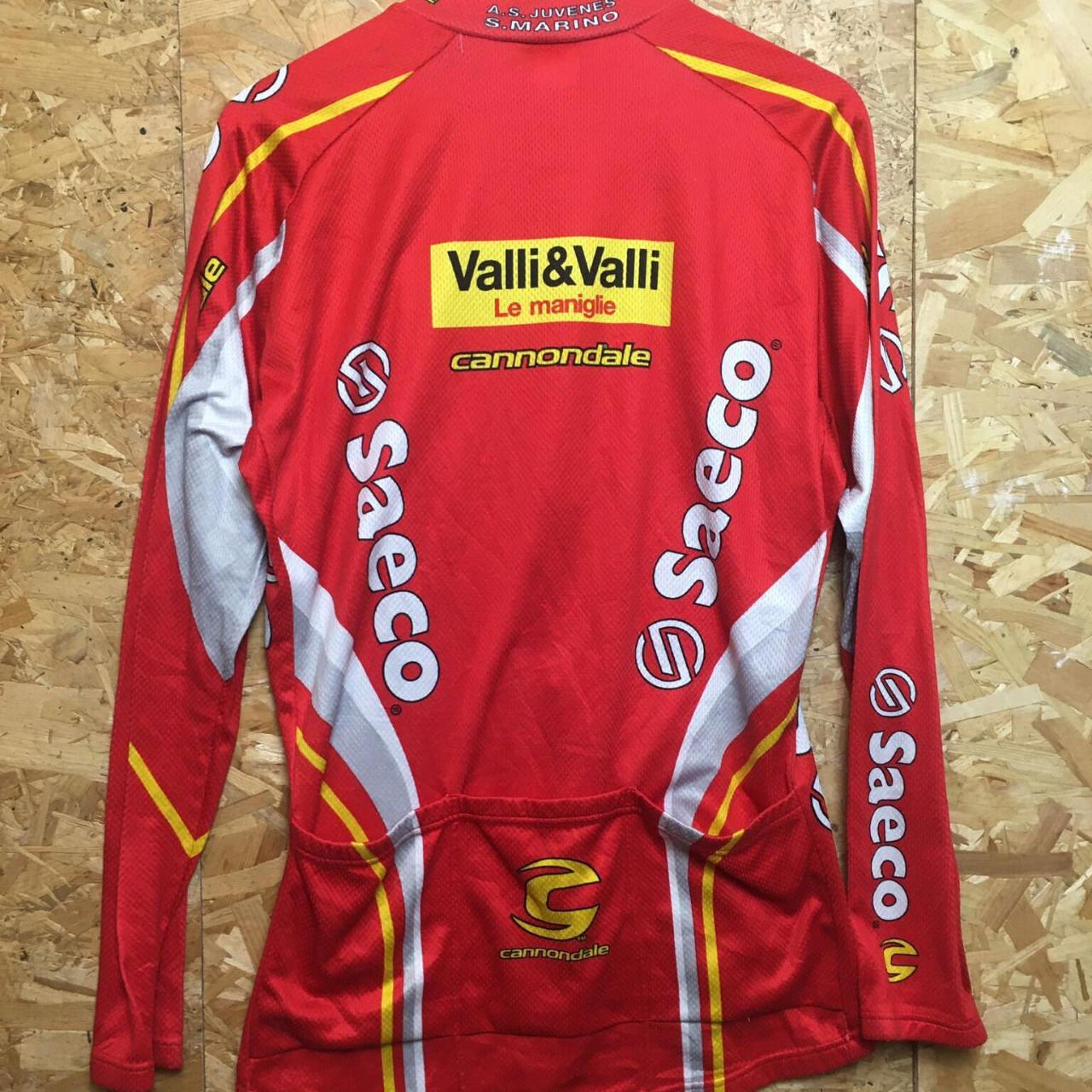 Vintage 90'S Italian made long sleeve valli&valli le maniglie italian race mens jersey long sleeved cycle jersey size XXL