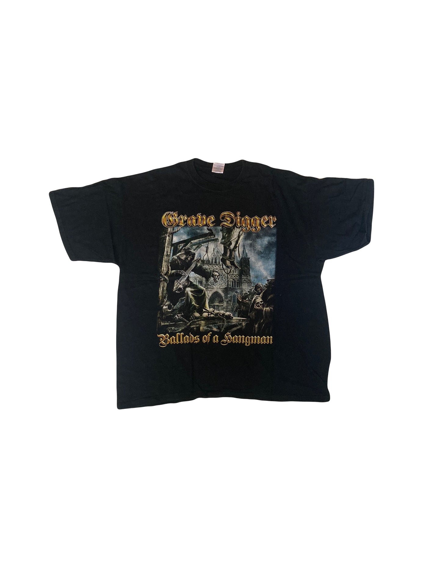 Gravedigger band Vintage 2009 Ballads of a hangman tour t-shirt size XL