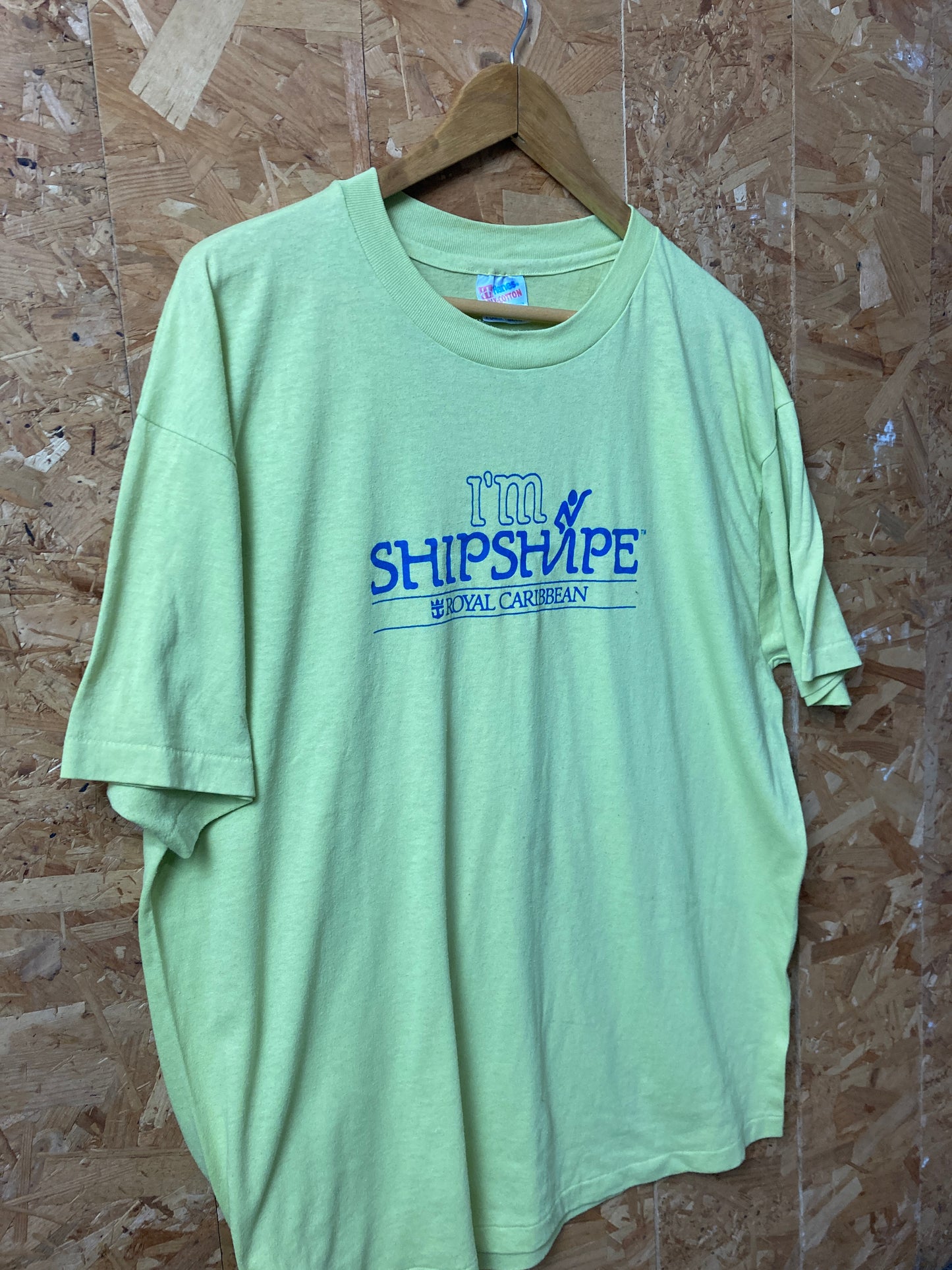 Vintage 90s green Royal Caribbean single stitch souvenir t-shirt size XL