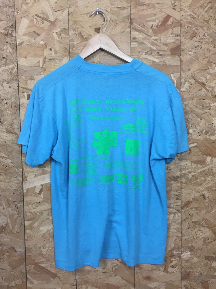 Vintage 90s USA El Paso country day School Texas blue t shirt size large