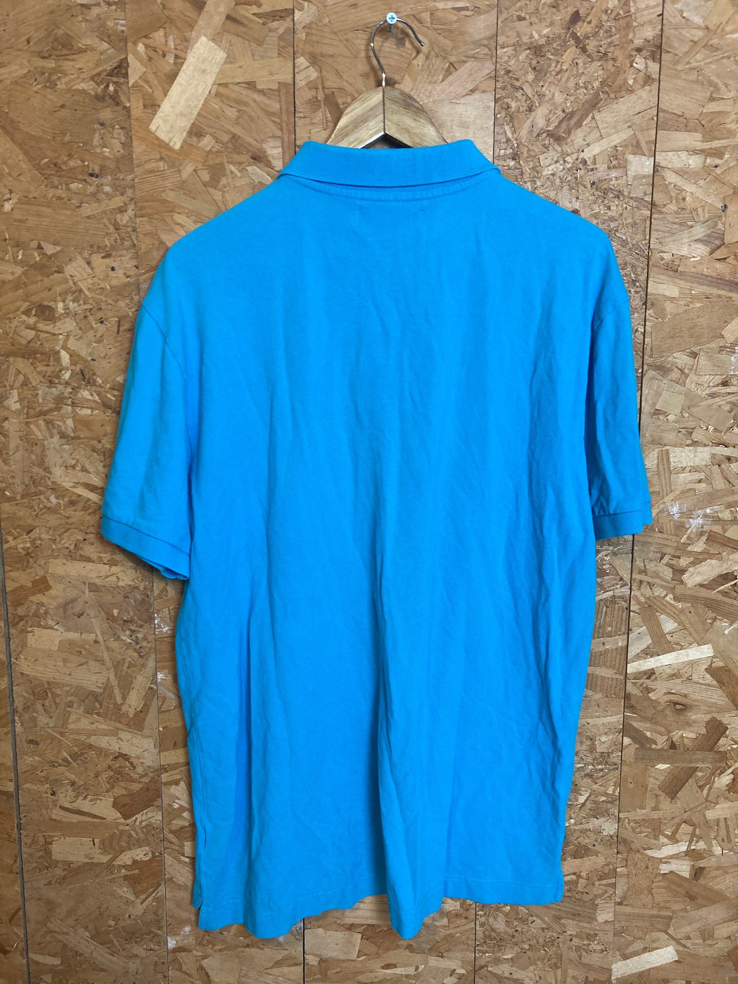 Vintage Y2K Kappa electric blue minimal polo t-shirt size XXL