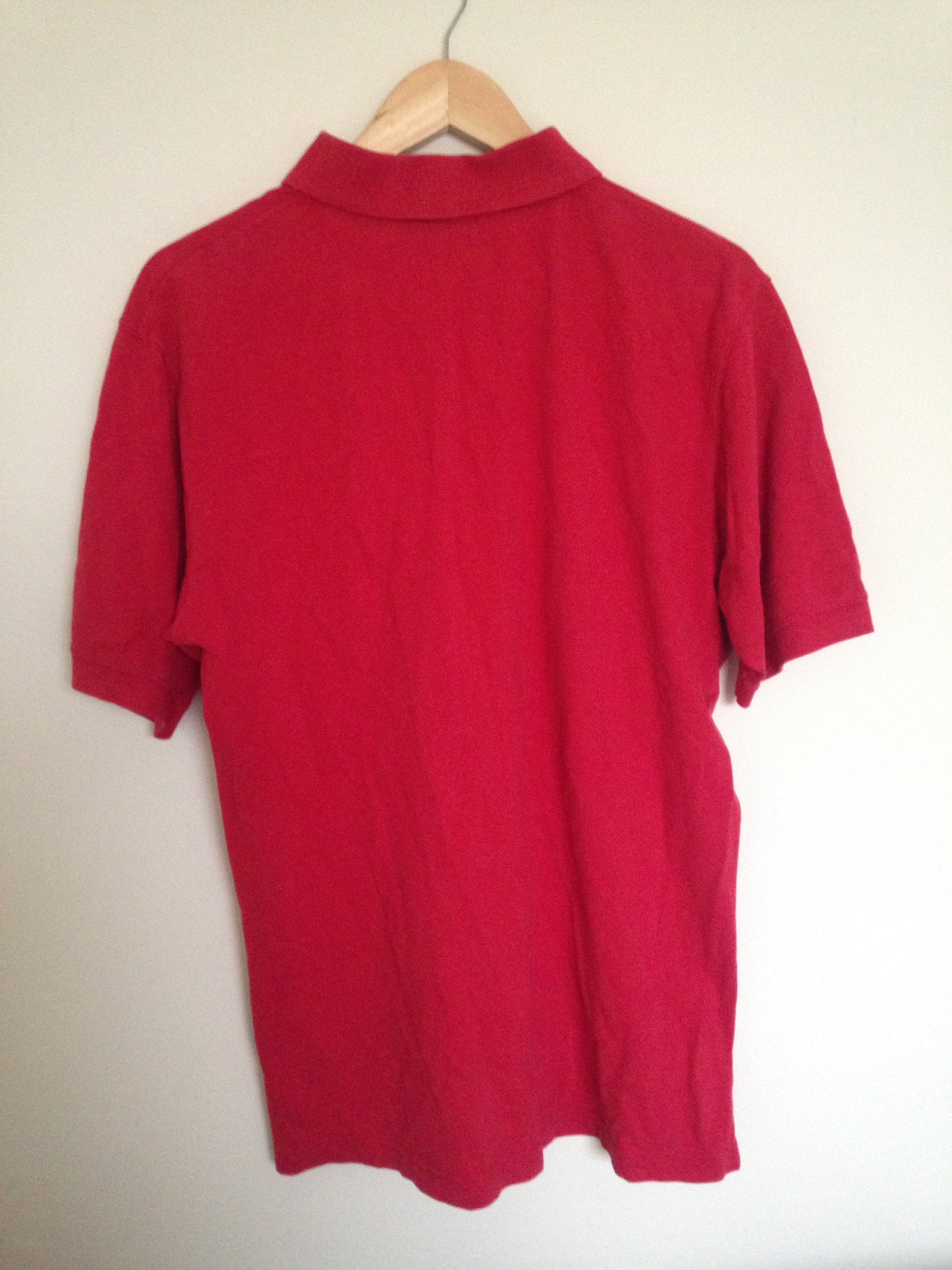 Vintage Y2K Helly Hansen red minimal polo t-shirt size XL