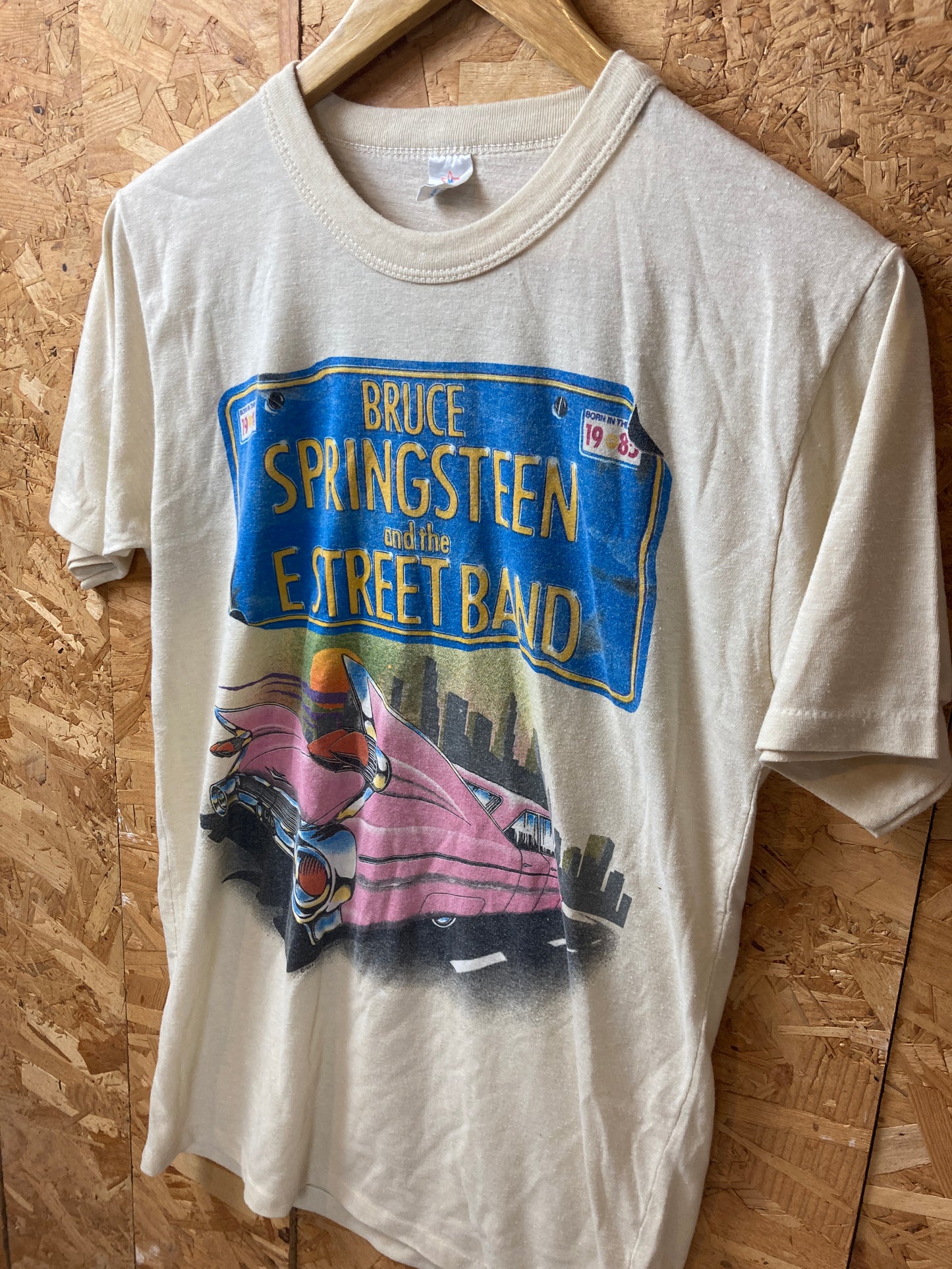 Vintage 84' Bruce Springsteen & E-street band tour t-shirt size medium