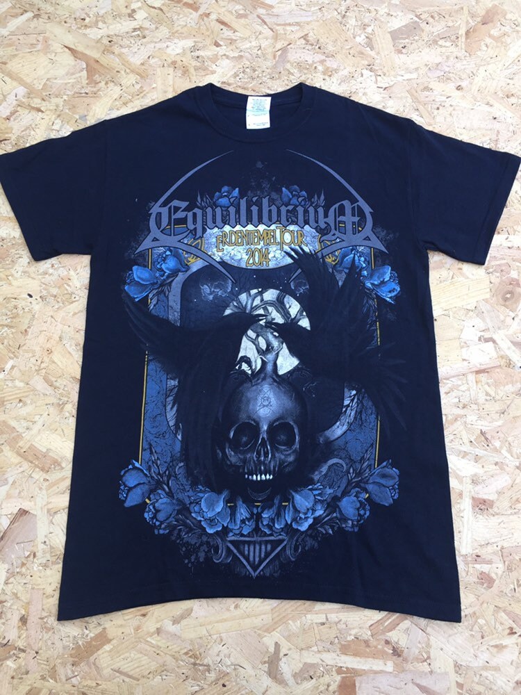 Vintage 00s equilibrium erdentenpel tour 2014 German symphonic metal rock band t-shirt size small