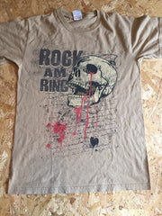 Rock am ring festival 2009 memorabilia shirt with line up in back retro vtg music merch band t-shirt size small