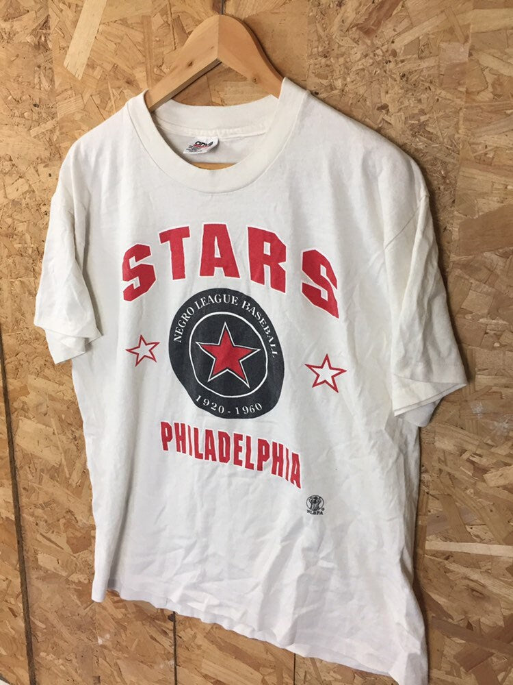 Vintage 90s USA Philadelphia Stars baseball team Souvenir white red t-shirt size large