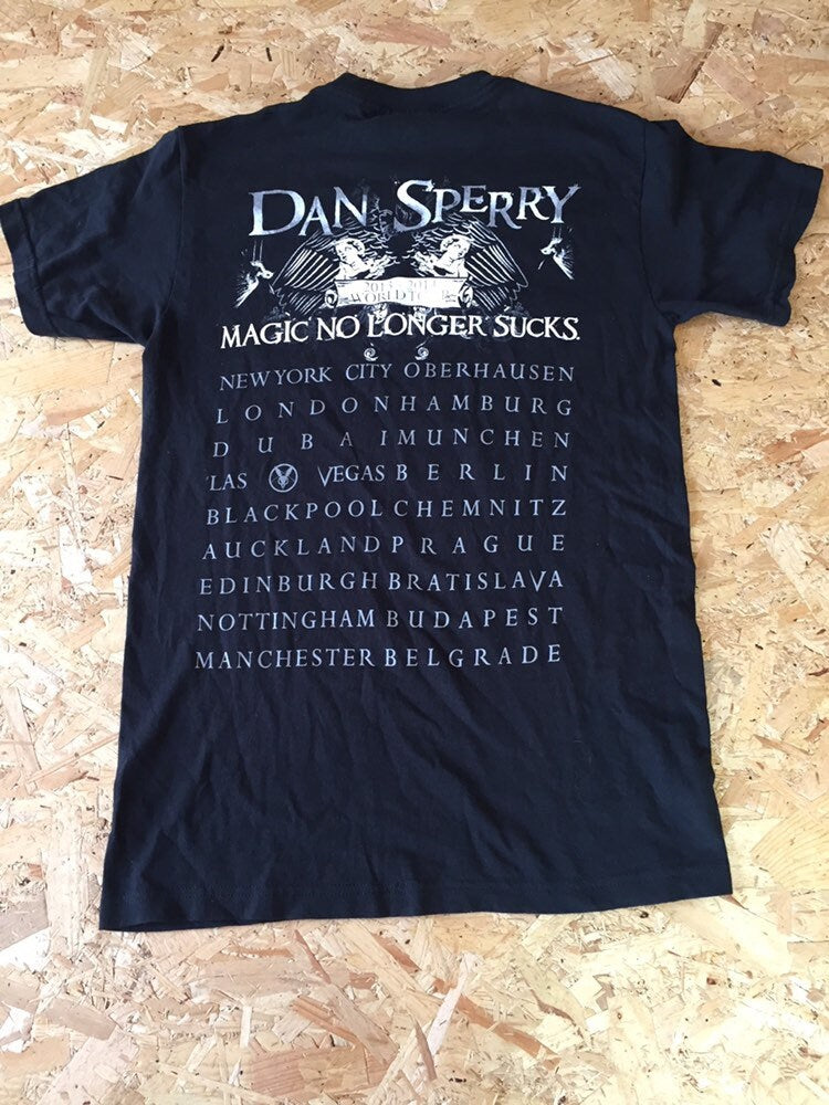 Vintage Dan Sperry Anti Conjurer tour rock metal band t-shirt size Small