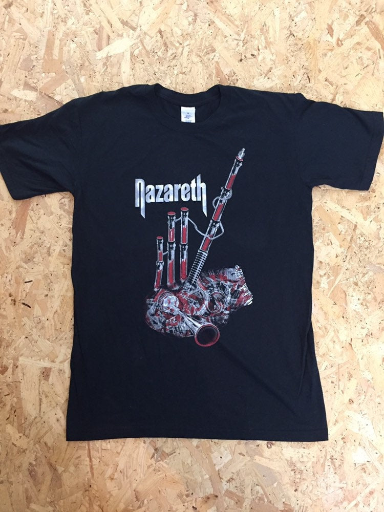 Vintage band t-shirt Nazareth hard rock Scottish heavy metal band size medium