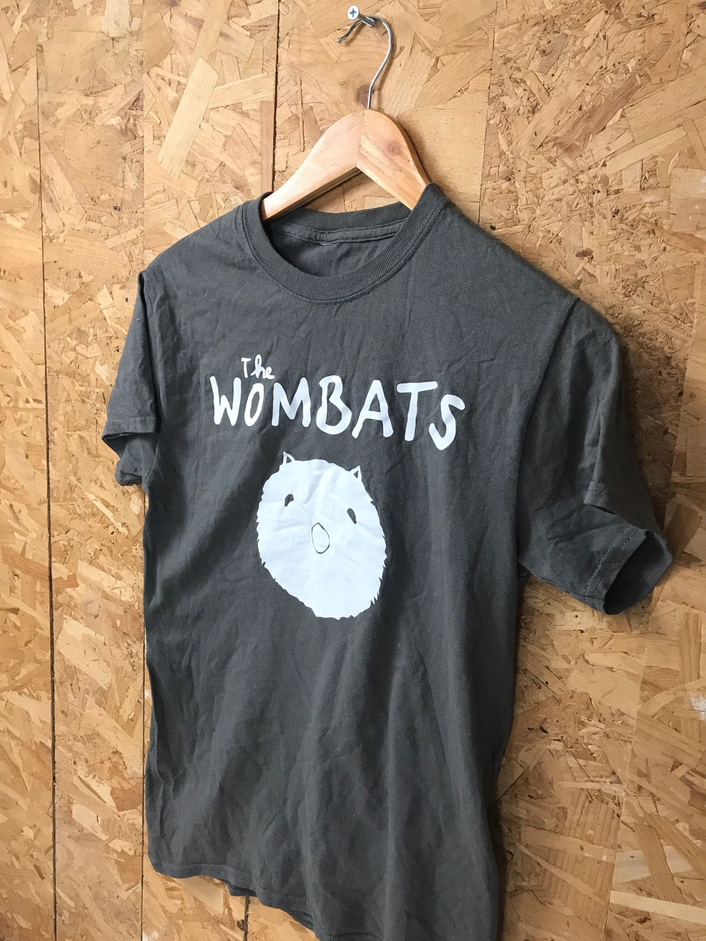 Vintage 00s grey band t-shirt The Wombats size Small